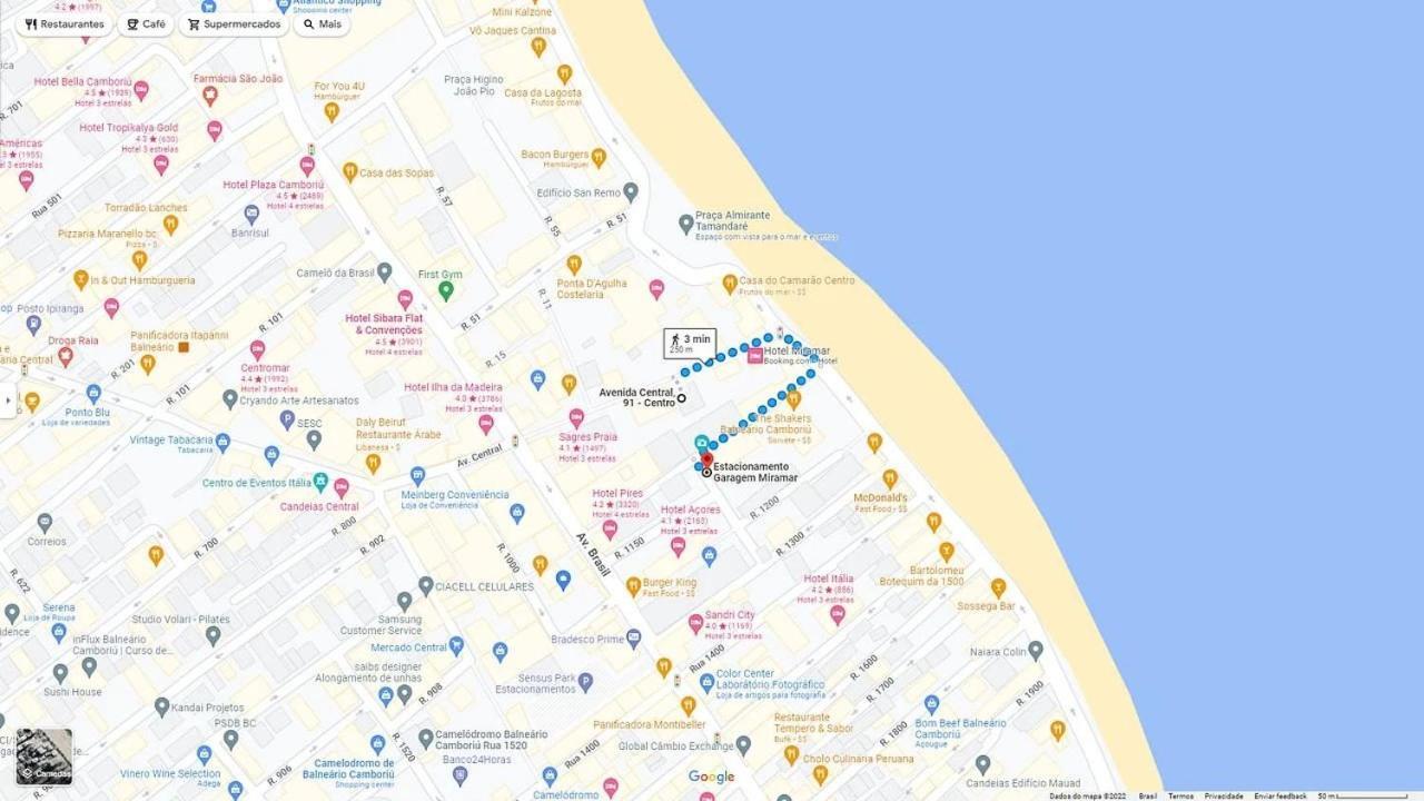 Apartamento Clr23 -calcadao, 1dorm Climatizado, Wi-fi, Garagem Balneario Camboriu