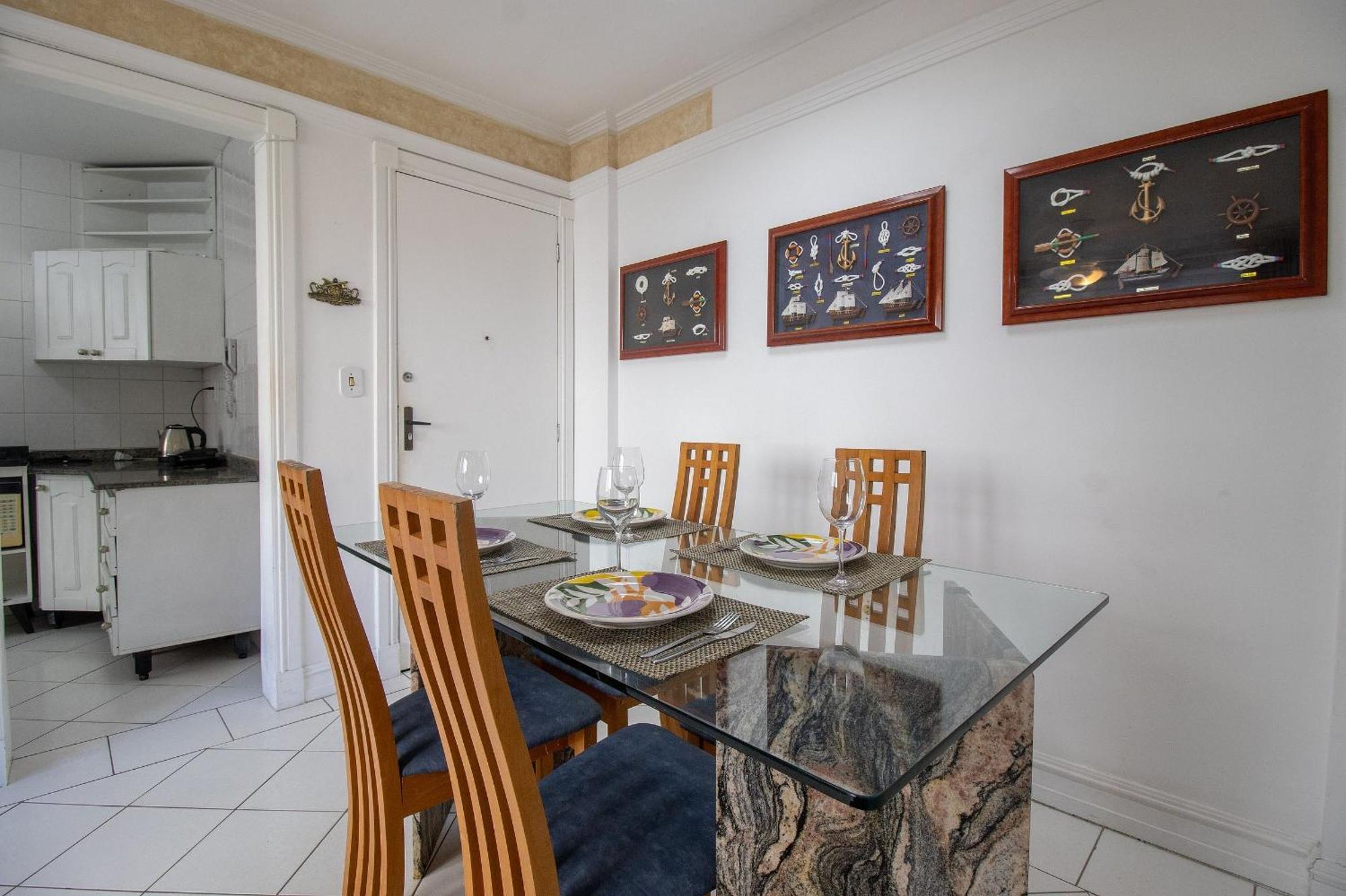Apartamento Clr23 -calcadao, 1dorm Climatizado, Wi-fi, Garagem