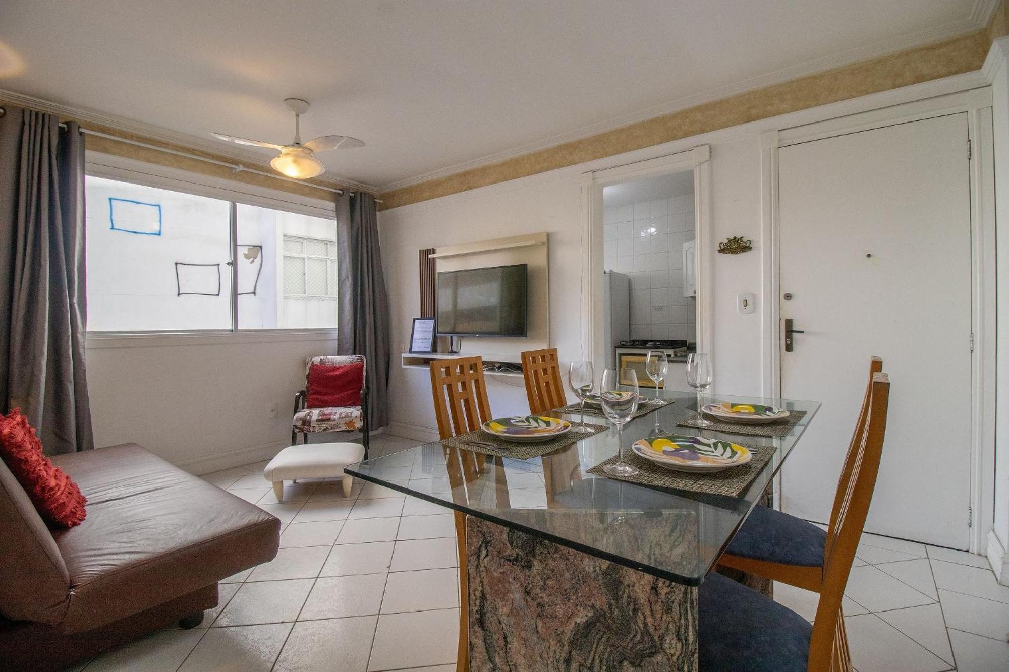 Clr23 -calcadao, 1dorm Climatizado, Wi-fi, Garagem Apartamento